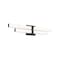 Z-Lite Zane Vanity, 2-Light, 25 In.W x 2.5 In.L x 5 In.H, Matte Black/Frosted 1008-25W-MB-LED - alternate 4